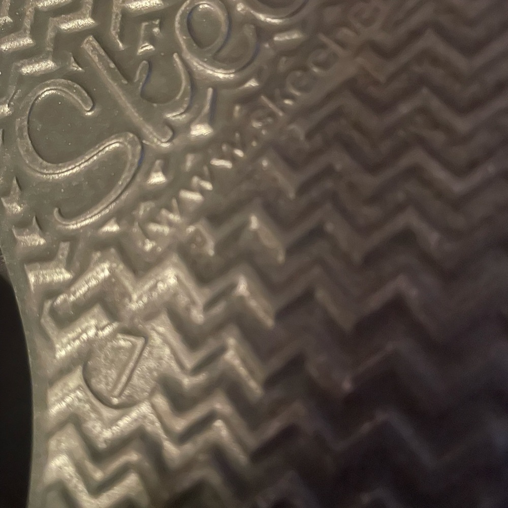 Sketchers Black Wedge Sandals - Picture 8 of 8